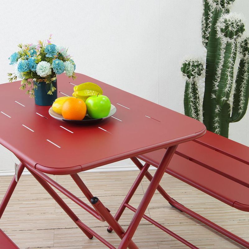 Mesa Plegable Alison Rojo