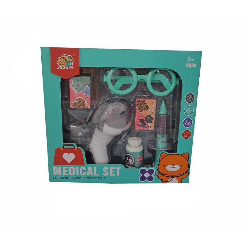 Set de Veterinario Gato