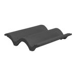 Teja Veneciana Negra De Concreto 33X42 Cm -  Procreto