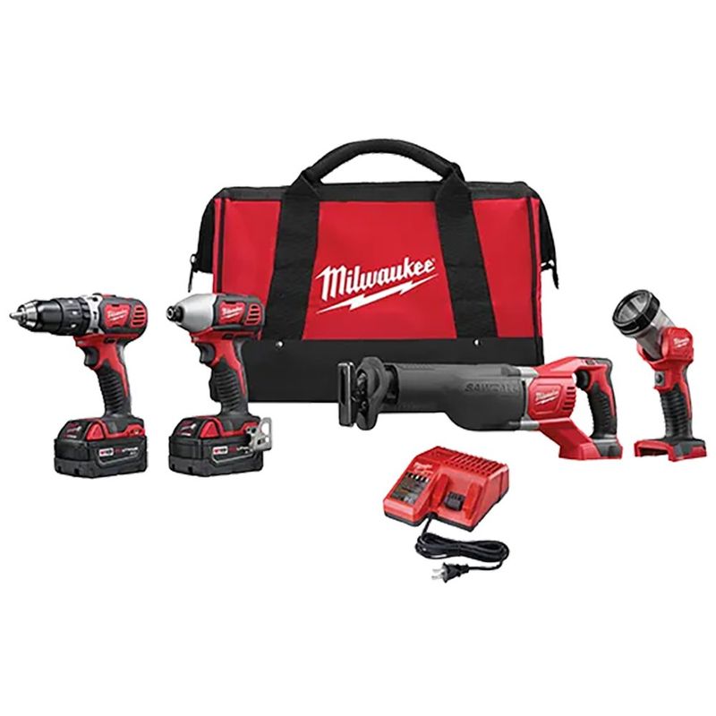 Combo de Herramientas Inalámbricas de 4 Pzas - Milwaukee Electric