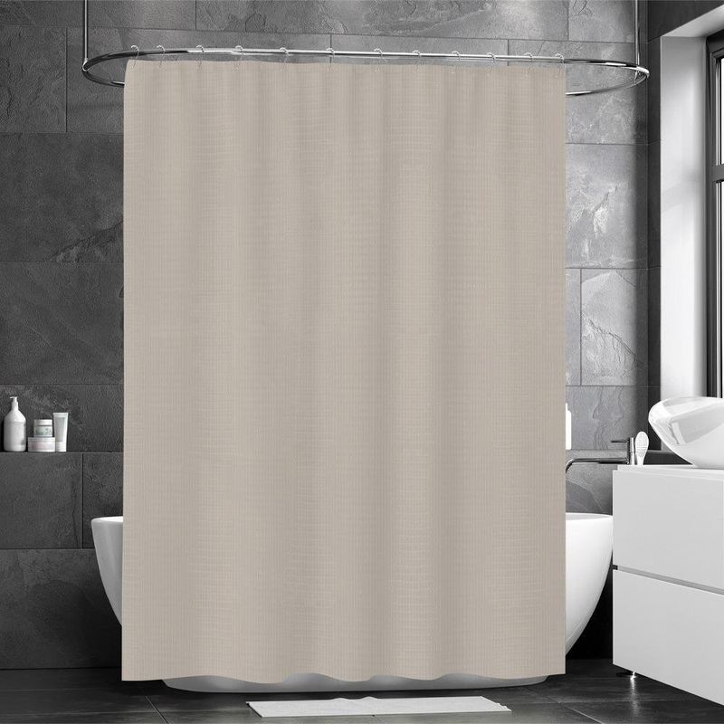 Set de Cortina para Baño con Ganchos Linen 13 Pzas
