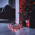 Serie LED Rojo de 100 Luces y 8 Funciones