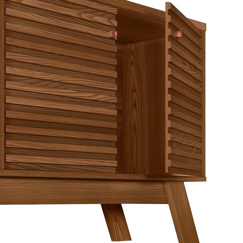 Rack para Tv Camboriú Café y Blanco 160x36x70 Cm - Z