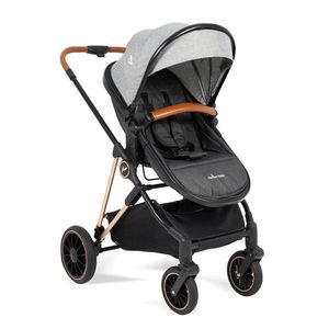 Travel System Gris Negro con Portabebé