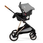 Travel System Gris Negro con Portabebé