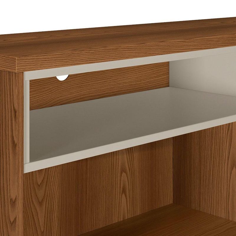 Rack para Tv Camboriú Café y Blanco 160x36x70 Cm - Z