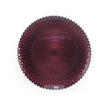 Plato Base de Vidrio Burgundy