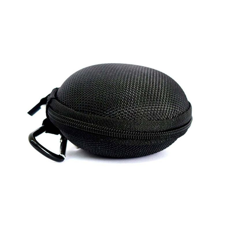 Estuche Redondo para Accesorios Electrónicos Negro
