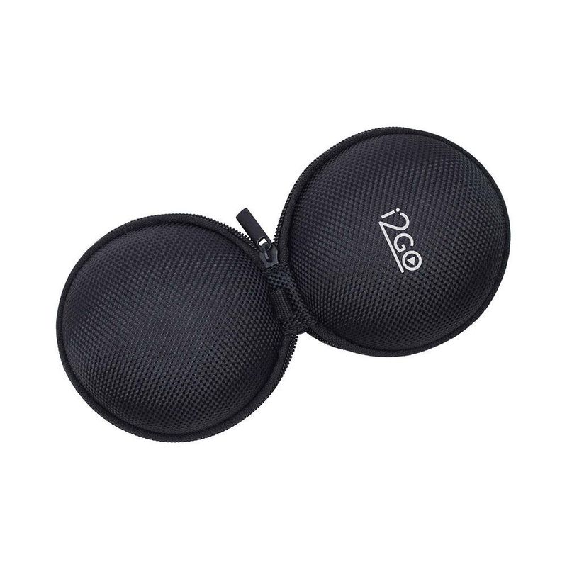 Estuche Redondo para Accesorios Electrónicos Negro