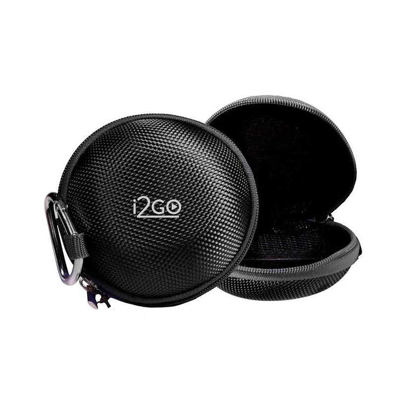 Estuche Redondo para Accesorios Electrónicos Negro