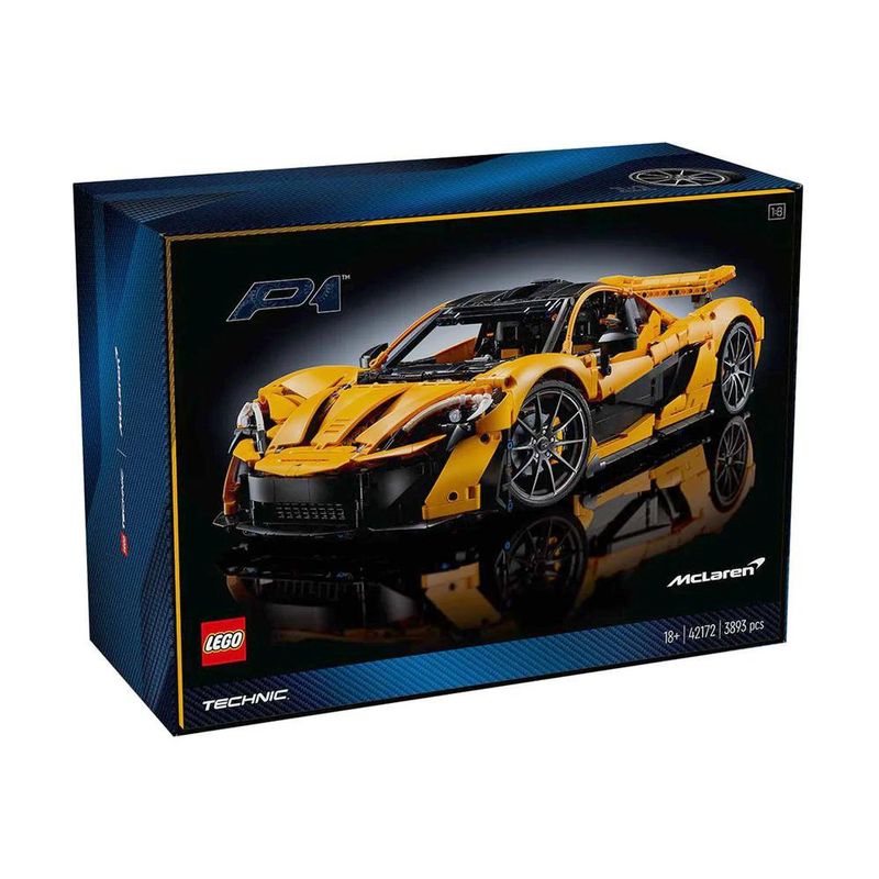 Lego Technic McLaren P1 Deportivo Coleccionable Escala 1:8 de 3896 Pzas.