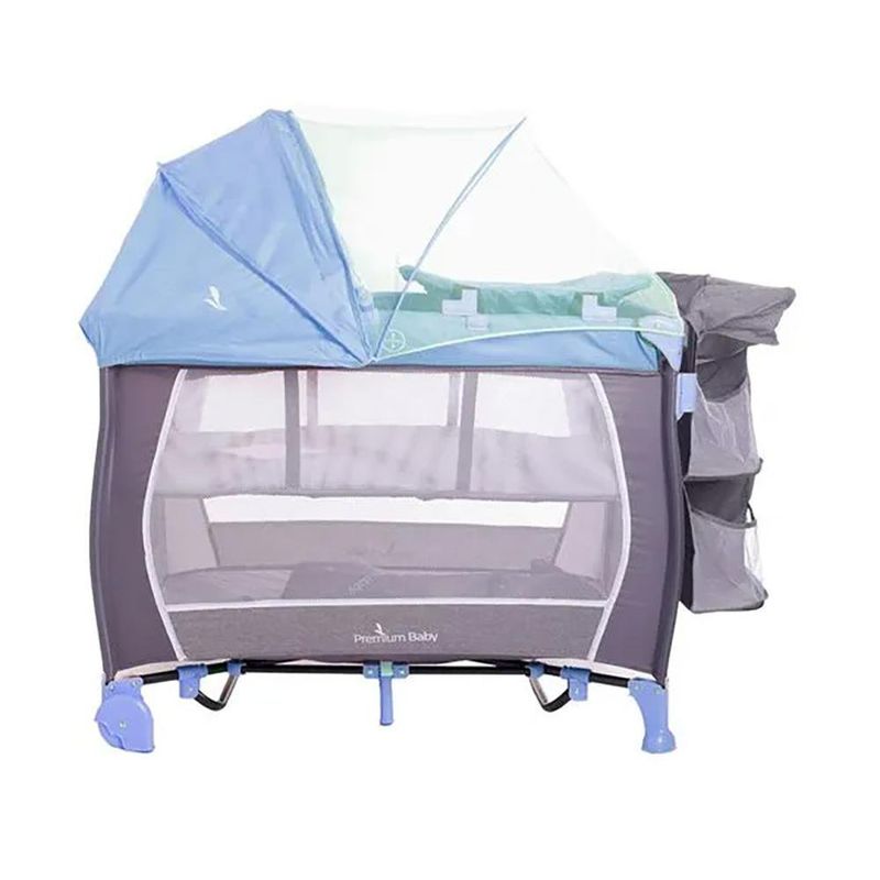 Cuna con Corral Austin Aqua