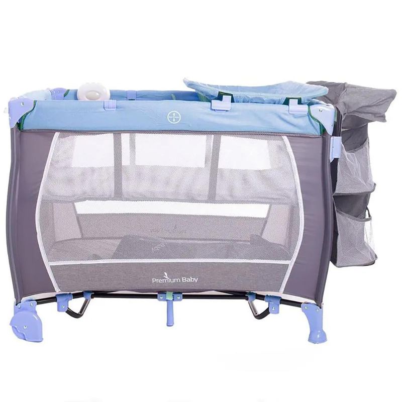 Cuna con Corral Austin Aqua