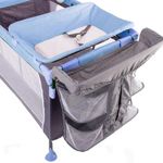 Cuna con Corral Austin Aqua