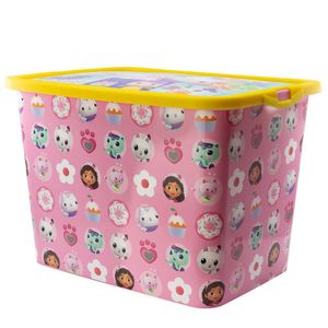 Caja de Almacenamiento Click Diseño Gabby's Dollhouse 23 L