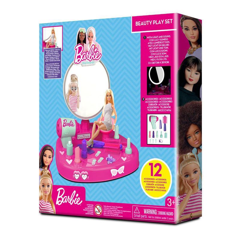 Set de Belleza Barbie con Luz y Sonido