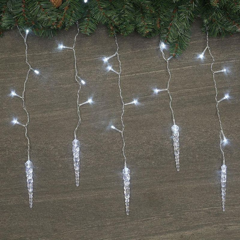 Cascada LED Blancas de 96 Luces