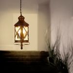 Farol de Colgar Acabado Bronce 127 V 120 W