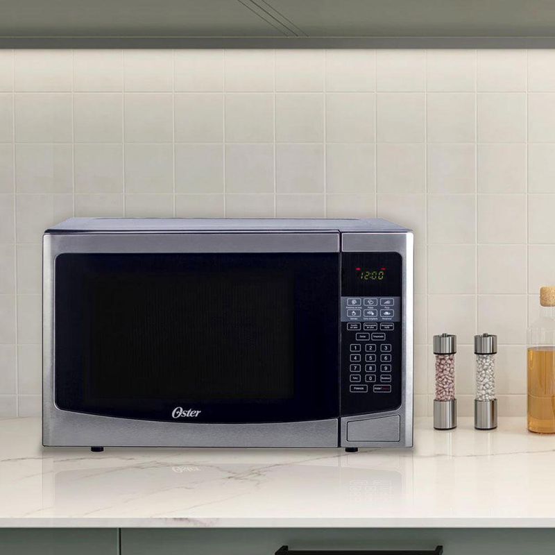 Microondas 1.2 Pies Digital Gris Con Negro