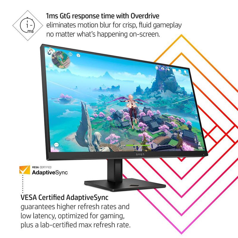 Monitor Gaming 27 Plg Fhd 165hz Negro