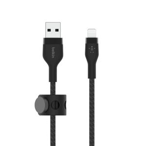 Cable Belkin Boostcharge Pro Flex USB-A a Lightning Negro 1 M