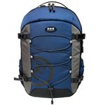Mochila Cómoda Multifuncional Resistente Azul y Gris