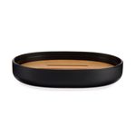 Jabonera con Detalle en Bambú Negro