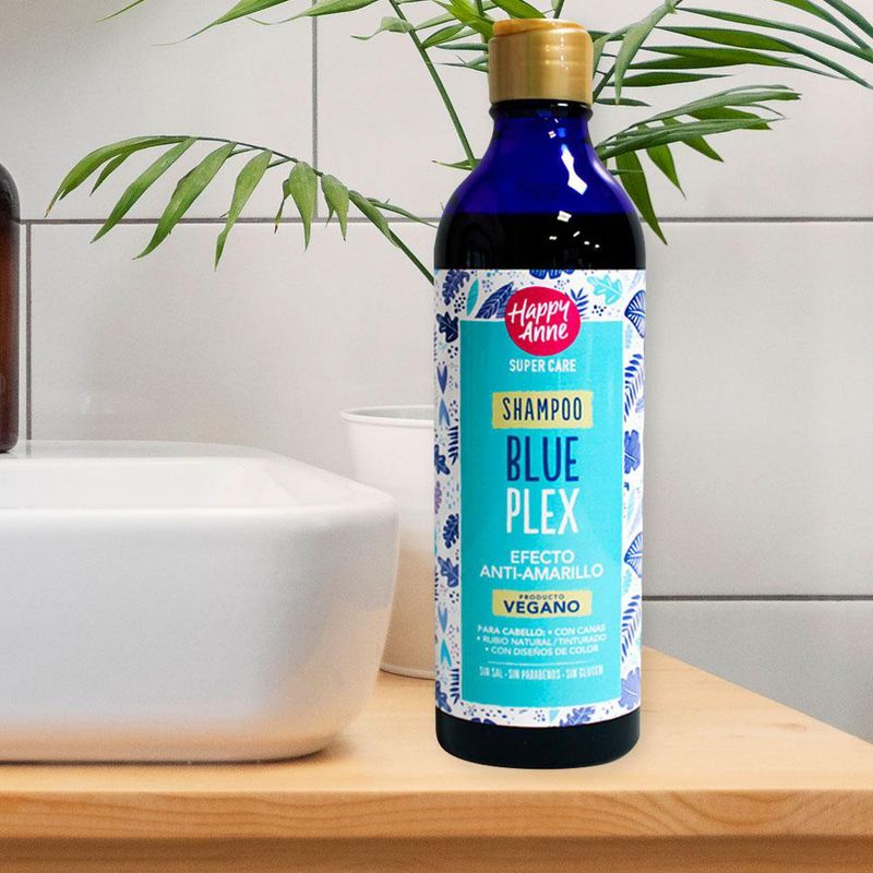Shampoo Blue Plex Anti-Amarillo 340 Ml - Happy Anne