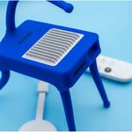 Proyector Portátil Azul de 5 Lásers Alta Definición, Imágenes Brillantes HD 720P, Dinámico, Enfoque Automático Y Con 4 Horas De Proyección - Mimono
