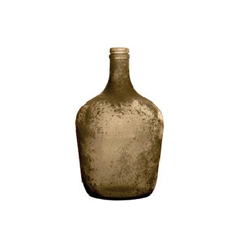 Garrafa de Vidrio Café y Beige de 4 L