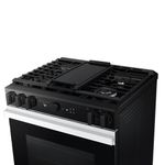 Estufa A Gas 30" Bespoke 5 Quemadores Airfry y SmartThings