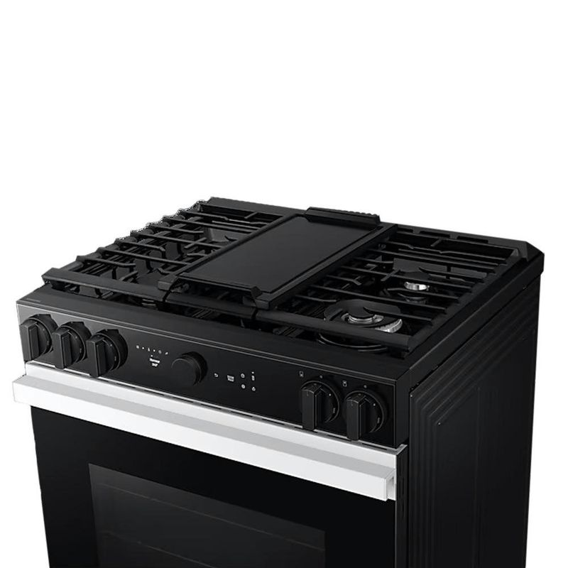 Estufa A Gas 30" Bespoke 5 Quemadores Airfry y SmartThings