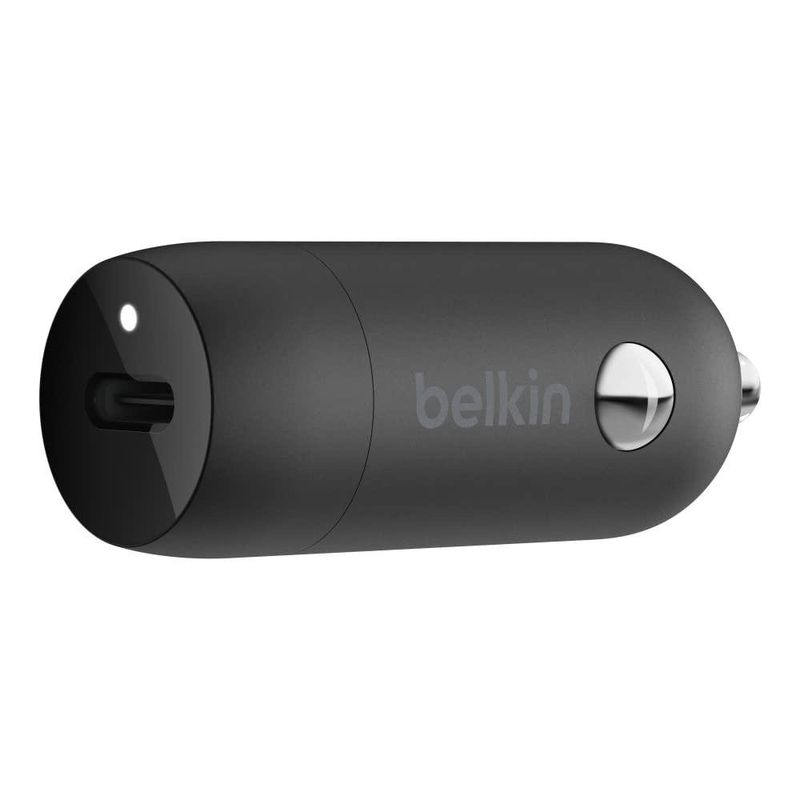 Cargador de Auto USB-C con Cable USB-C a Lightning 30 W Negro