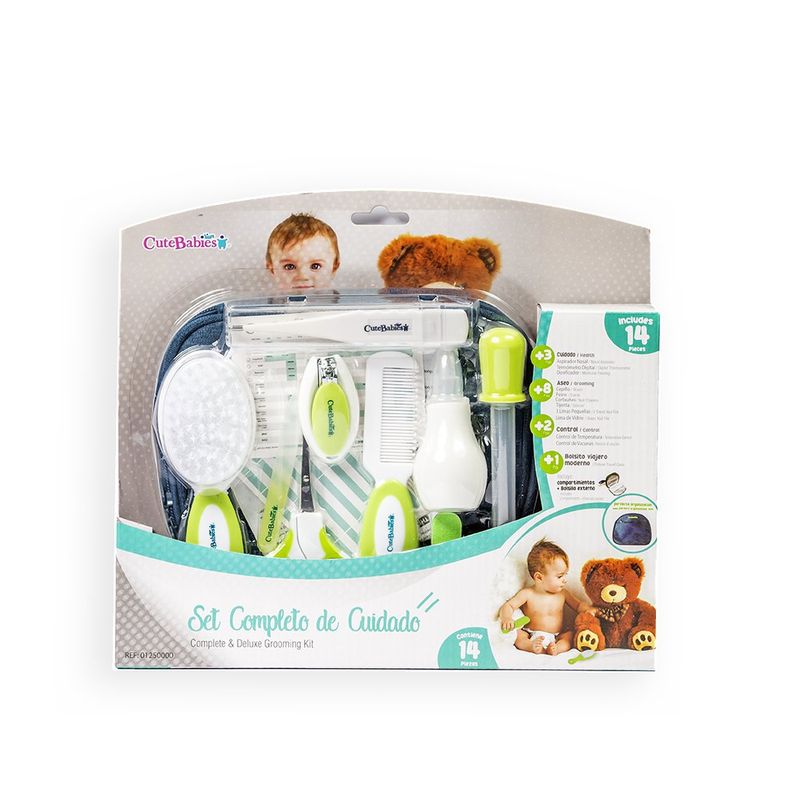 Set Deluxe Cuidado Personal Verde - Cutebabies