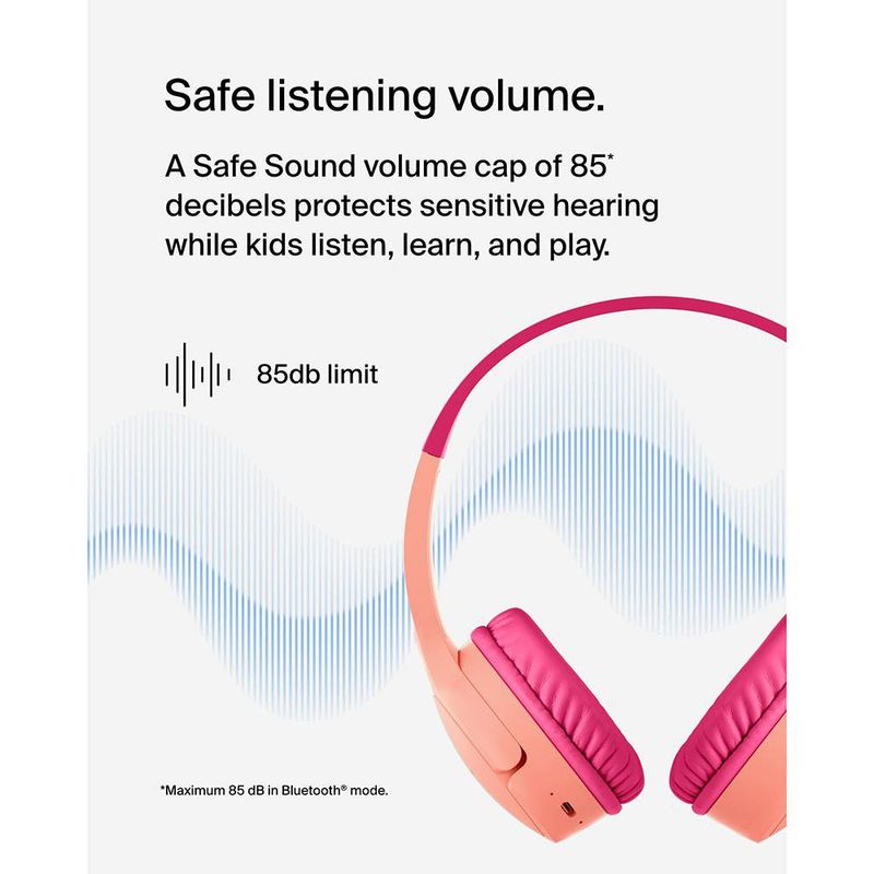 Audifonos-Inalambricos-On-Ear-para-Niños-Rosa