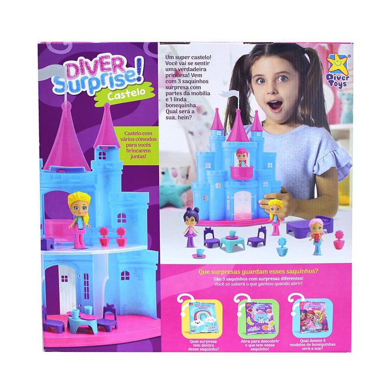 Castillo Diver Surprise con Muñeca y Accesorios
