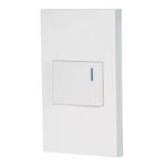 Interruptor de 3 Vías 1.5 Módulos Española Blanco - Volteck