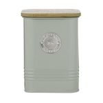 Bote para Té con Tapa de Bambú Squircle Menta 1.3 L