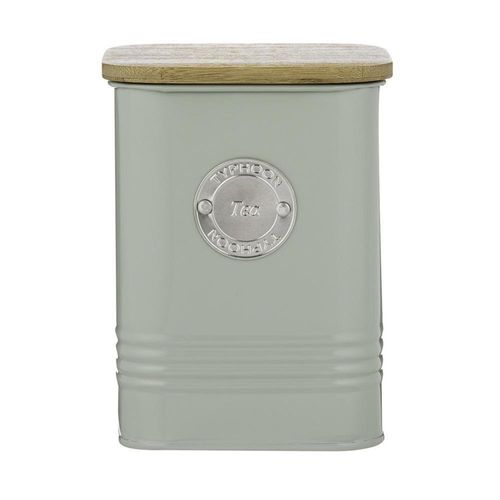 Bote para Té con Tapa de Bambú Squircle Menta 1.3 L