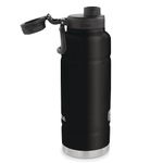 Termo de Acero Inoxidable Negro 40 Oz