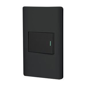 Interruptor 3 Vías 1.5 Módulos Lisboa Negro - Volteck