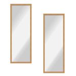 Set de Espejos 33x93 Cm Beige - Viva