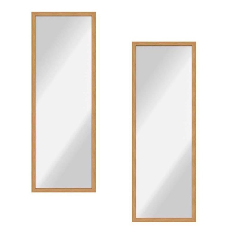 Set de Espejos 33x93 Cm Beige - Viva