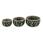Set de 3 Canastas 25x25x14.5 Cm