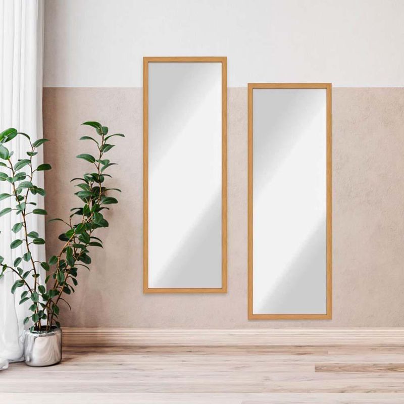 Set de Espejos 33x93 Cm Beige - Viva