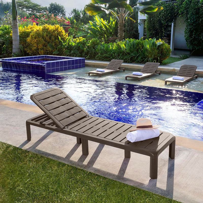 Cama Asoleadora Barú Mocca 188x58x29 Cm - Rimax