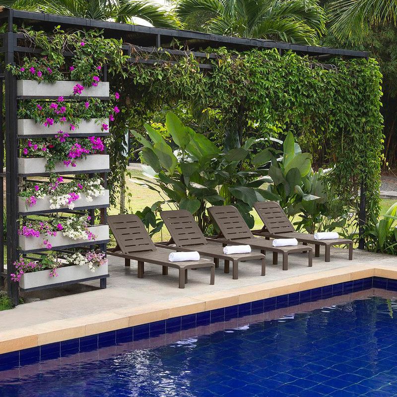 Cama Asoleadora Barú Mocca 188x58x29 Cm - Rimax