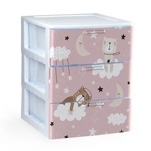 Organizador con 3 Gavetas Diseño Osos