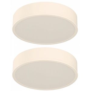 Set de 2 Plafones Modernos Blancos
