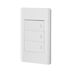 Interruptor Sencillo + Interruptor de 3 Vías Lisboa Blanco - Volteck